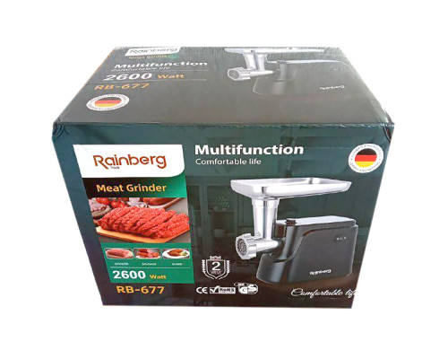 Электрическая мясорубка Rainberg RB-677 2600W Электрическая мясорубка Rainberg RB-677 2600W
