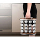Набор для специй 16 емкостей Stainless steel and wood / Карусель для специй / Органайзер для хранения специй