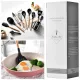 Набор принадлежностей для кухни 12 предметов Kitchen Set, RD-1204 Кухонный набор в стакане Черный