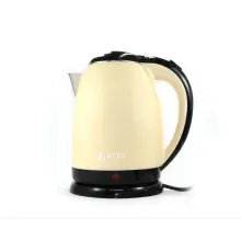 Электрочайник BITEK BT-3112 чайник 2L 1500W Кремовый, Чайник электрический из нержавеющей стали