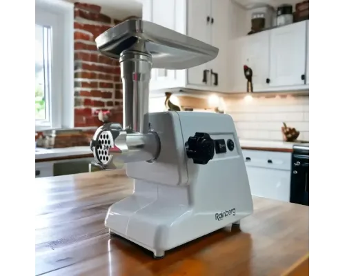 Электромясорубка Rainberg RB 671 3000Вт Электрическая мясорубка с насадками для колбасы Электромясорубка Rainberg RB 671 3000Вт Электрическая мясорубка с насадками для колбасы