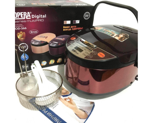 Мультиварка фритюрница OPERA OD-366 6л 1500Вт 16 программ