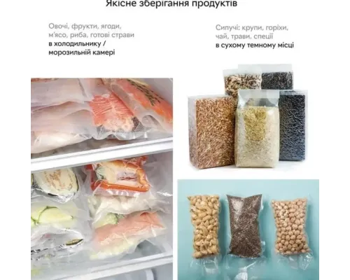 Вакуумные пакеты для вакууматора 30х500 см в рулоне пищевые для хранения еды продуктов Вакуумные пакеты для вакууматора 30х500 см в рулоне пищевые для хранения еды продуктов