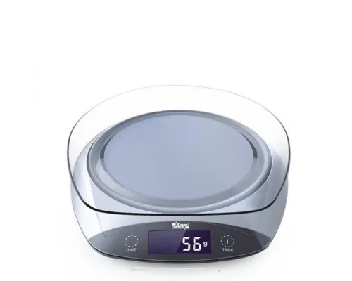 Ваги кухонні DSP KD-7003 цифрові зі знімною чашею до 3 кг Білі Ваги кухонні DSP KD-7003 цифрові зі знімною чашею до 3 кг Білі