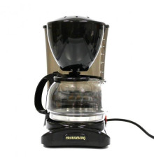 Капельная кофеварка Crownberg Cb 1563 800W со стеклянной колбой