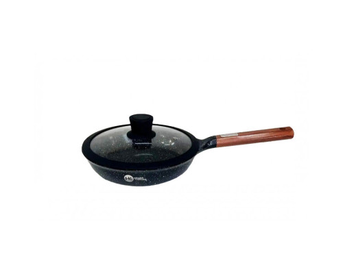 Сковородка с крышкой 24 см гранитное покрытием Higher Kitchen НК-318