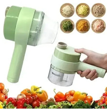 Багатофункціональний ручний електричний подрібнювач для овочів 4 в 1 Food Chopper Catling