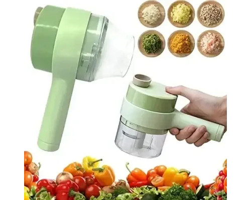 Багатофункціональний ручний електричний подрібнювач для овочів 4 в 1 Food Chopper Catling