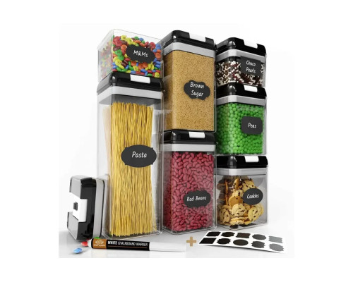 Набір контейнерів для їжі, 7 предметів, FOOD Storage Container Set 7 pcs Набір контейнерів для їжі, 7 предметів, FOOD Storage Container Set 7 pcs