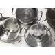 Набор кастрюль из нержавеющей стали Grandhoff GR 3837 10 предметов