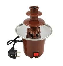 УЦЕНКА! Шоколадный фонтан мини Фондю Mini Chocolate Fondue Fountain (Надбито горлышко,нет упаковки 2071)