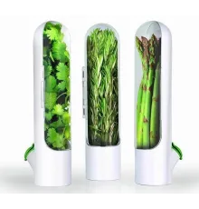 Контейнер органайзер для хранения зелени 25*9,5 см в холодильник HERB SAVER HZ-11 для овощей