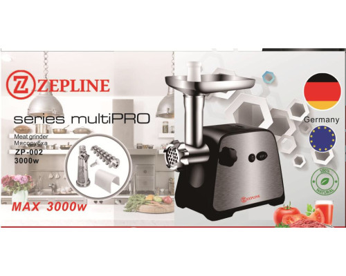Електрична м'ясорубка з насадкою для томатів Zepline ZP-002 3000 W