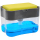 Органайзер для мочалок с мыльницей и дозатором Soap Pump Sponge Caddy SPSC30 PP