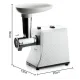 Многофункциональная Мясорубка кухонная Domotec R3391 (2000 Вт):Фарш колбаски измельчение