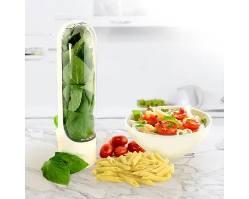 Контейнер органайзер для хранения зелени 25*9,5 см в холодильник HERB SAVER HZ-11 для овощей