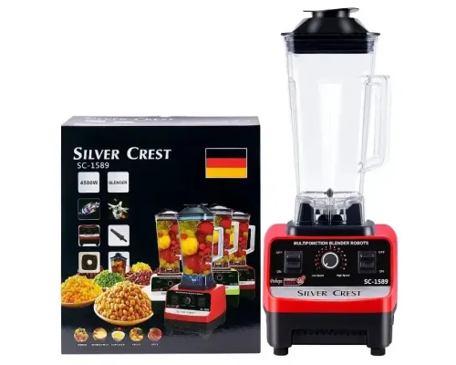 Блендер для коктейлей и смузи Silver Crest SC-1589 4500 Вт чаша 2 л Блендер для коктейлей и смузи Silver Crest SC-1589 4500 Вт чаша 2 л