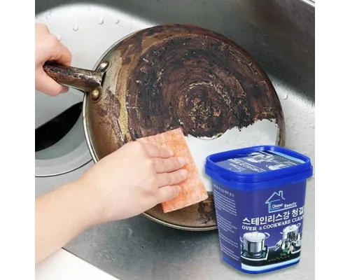 Универсальный порошок для чистки посуды Over & Cookware Cleaner Универсальный порошок для чистки посуды Over & Cookware Cleaner