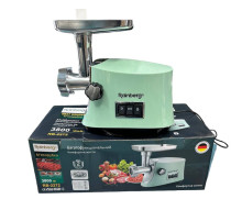 М'ясорубка електрична Rainberg 3800W з насадками та реверсом RB-2272