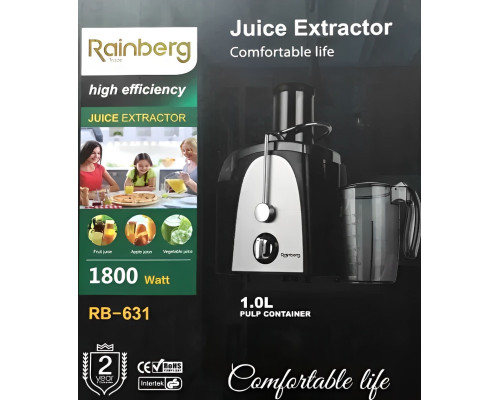 Соковыжималка электрическая центробежная Rainberg RB-631 1800W