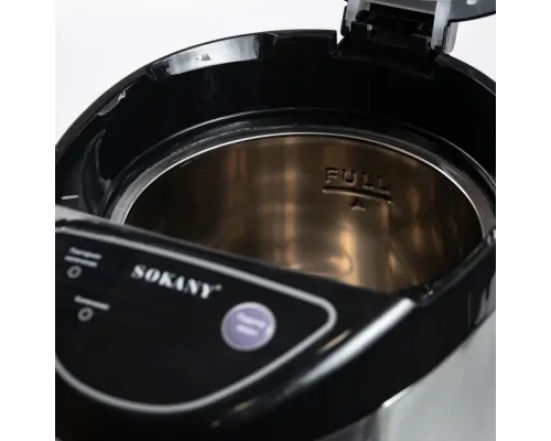 Термопот SOKANY SK-09028 на 6,8 л 800 Вт хром термочайник електричний термос SOKANY SK-09028 Термопот SOKANY SK-09028 на 6,8 л 800 Вт хром термочайник електричний термос SOKANY SK-09028