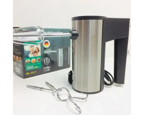 Миксер ручной Rainberg RB-2217 5 скоростей 500W Миксер ручной Rainberg RB-2217 5 скоростей 500W