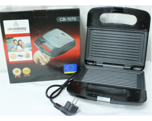 Сендвічниця Sandwich Maker Crownberg CB 1070 Сендвічниця Sandwich Maker Crownberg CB 1070