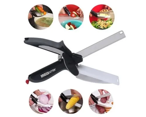 Универсальные ножи-ножницы Clever Cutter 2 в 1 Универсальные ножи-ножницы Clever Cutter 2 в 1