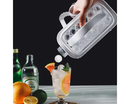 Силиконовая форма для льда с крышкой на 17 шариков Cool Home ICE Tray лоток для заморозки воды