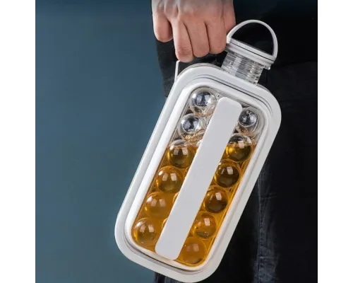 Силиконовая форма для льда с крышкой на 17 шариков Cool Home ICE Tray лоток для заморозки воды