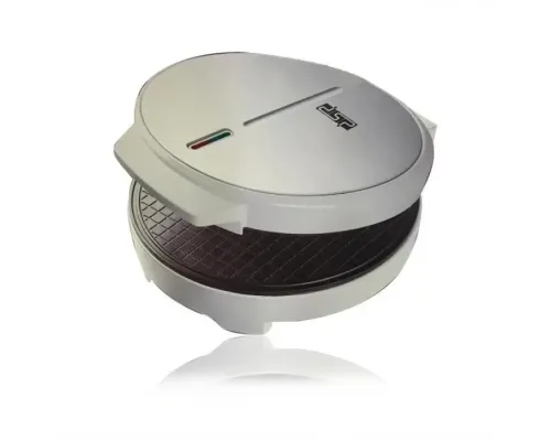 Вафельниця електрична для Тонких Вафель DSP KC-1144 1000 Вт Біла Вафельниця електрична для Тонких Вафель DSP KC-1144 1000 Вт Біла