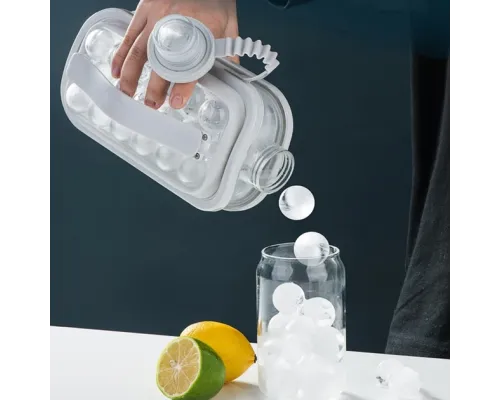 Силиконовая форма для льда с крышкой на 17 шариков Cool Home ICE Tray лоток для заморозки воды