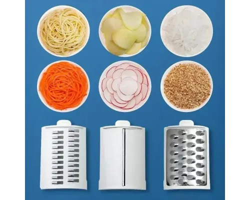 Многофункциональная овощерезка электрическая 3в1 Vegetable cutter 50W слайсер - терка, шинковка Многофункциональная овощерезка электрическая 3в1 Vegetable cutter 50W слайсер - терка, шинковка