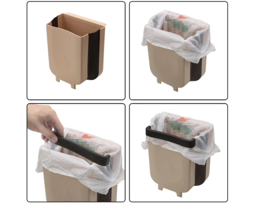 Складной мусорный контейнер на двери Kitchen Wet garbage FLEXIBLE BIN, раскладной Складной мусорный контейнер на двери Kitchen Wet garbage FLEXIBLE BIN, раскладной