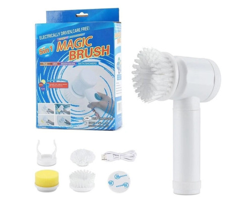 Электрическая щетка для мытья посуды ванной раковины Magic Brush Электрическая щетка для мытья посуды ванной раковины Magic Brush