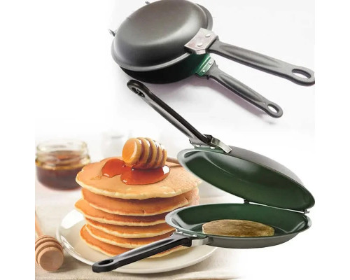 Двостороння сковорода для приготування млинців і панкейків Pancake Maker Двостороння сковорода для приготування млинців і панкейків Pancake Maker