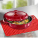 Килимок для випікання PYRAMID PAN Fat-Reduction Silicone Cooking Mat (16,25х11,5 см, силіконовий)grill