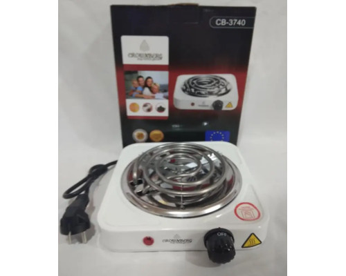 Электроплита CROWNBERG СВ-3740 1000W спиральная Электроплита CROWNBERG СВ-3740 1000W спиральная