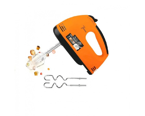 Миксер 7 скоростей 260 Вт 2 венчика; 2 крюка для теста DOMOTEC R6633O Миксер 7 скоростей 260 Вт 2 венчика; 2 крюка для теста DOMOTEC R6633O