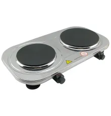 Плита электрическая Rainberg RB-007 настольная двухкомфорочная 3500 Вт + 5 режимов работы Серая