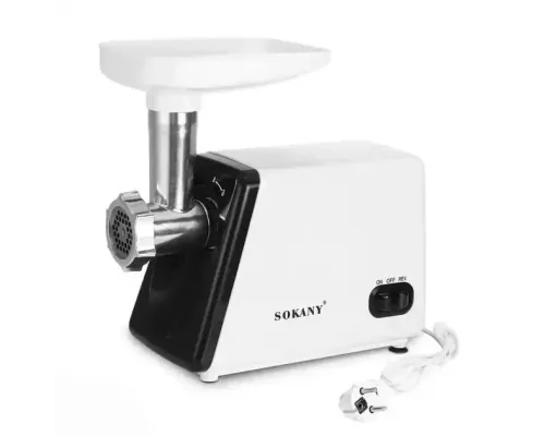 Мясорубка Sokany SK-312 профессиональная многофункциональная электрическая мощная 2400 Вт Мясорубка Sokany SK-312 профессиональная многофункциональная электрическая мощная 2400 Вт