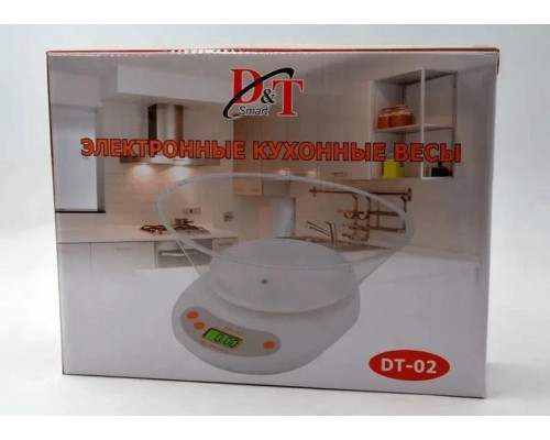 Весы кухонные с чашей DT Smart DT-02 белые