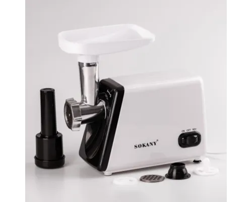 Мясорубка Sokany SK-312 профессиональная многофункциональная электрическая мощная 2400 Вт Мясорубка Sokany SK-312 профессиональная многофункциональная электрическая мощная 2400 Вт