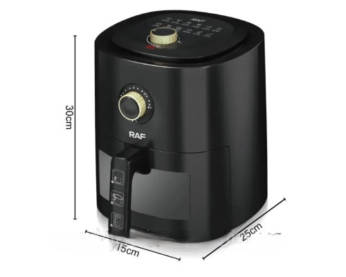 Аэрофритюрница Воздушная фритюрница Air Fryer RAF SKY RS7325 6.0L 1600W Аэрофритюрница Воздушная фритюрница Air Fryer RAF SKY RS7325 6.0L 1600W
