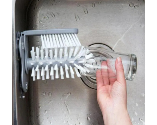 Щётка для мытья стаканов и бутылок Multi-Function Suction Cup Brush, стеклоотмыватель