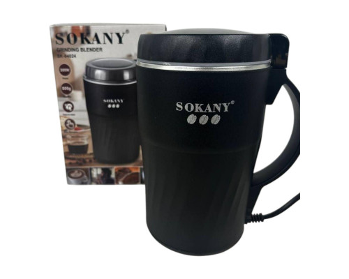 Кавомолка електрична SOKANY SK-04024 300 Вт 500 г Кавомолка електрична SOKANY SK-04024 300 Вт 500 г