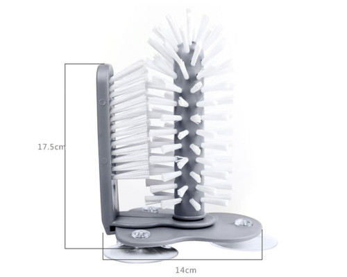 Щётка для мытья стаканов и бутылок Multi-Function Suction Cup Brush, стеклоотмыватель