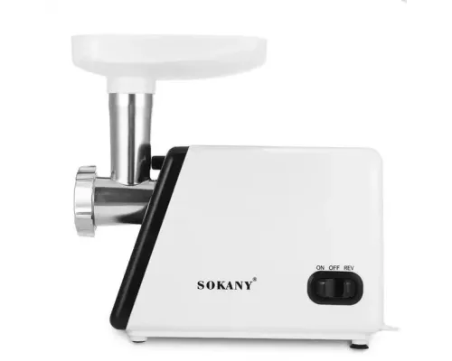 Мясорубка Sokany SK-312 профессиональная многофункциональная электрическая мощная 2400 Вт Мясорубка Sokany SK-312 профессиональная многофункциональная электрическая мощная 2400 Вт