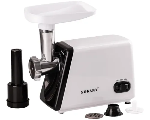 Мясорубка Sokany SK-312 профессиональная многофункциональная электрическая мощная 2400 Вт Мясорубка Sokany SK-312 профессиональная многофункциональная электрическая мощная 2400 Вт