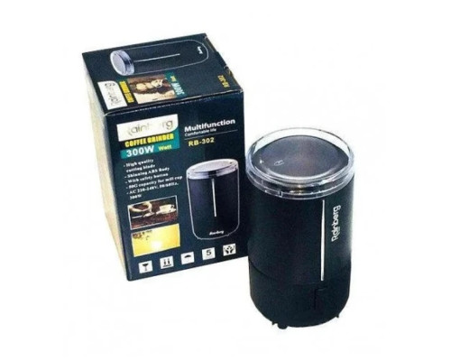 Кофемолка электрическая роторная 300W Rainberg RB-302 Черный